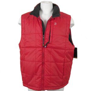NEW Izod Lightweight Puffer Vest!  Red  L XL or XXL  IZOD Insignia on Chest